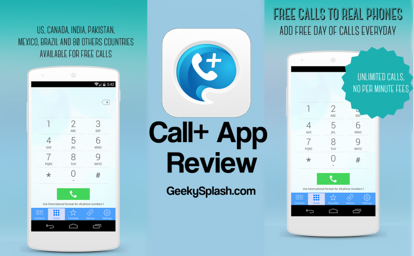 Call+ App – FREE Call to REAL phones – Review